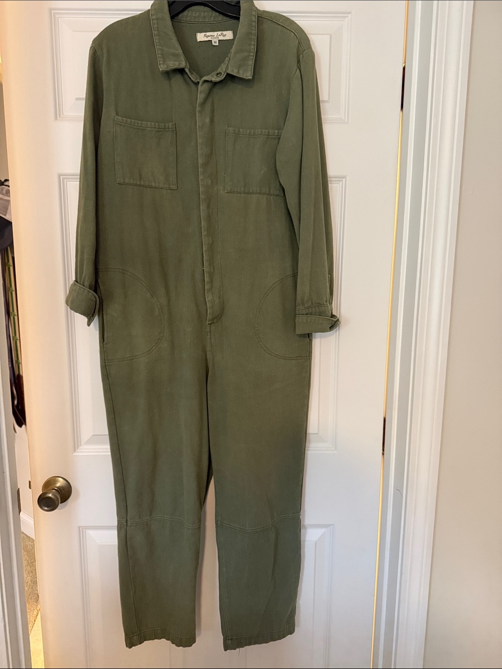 Olive Green Utility Jumpsuit